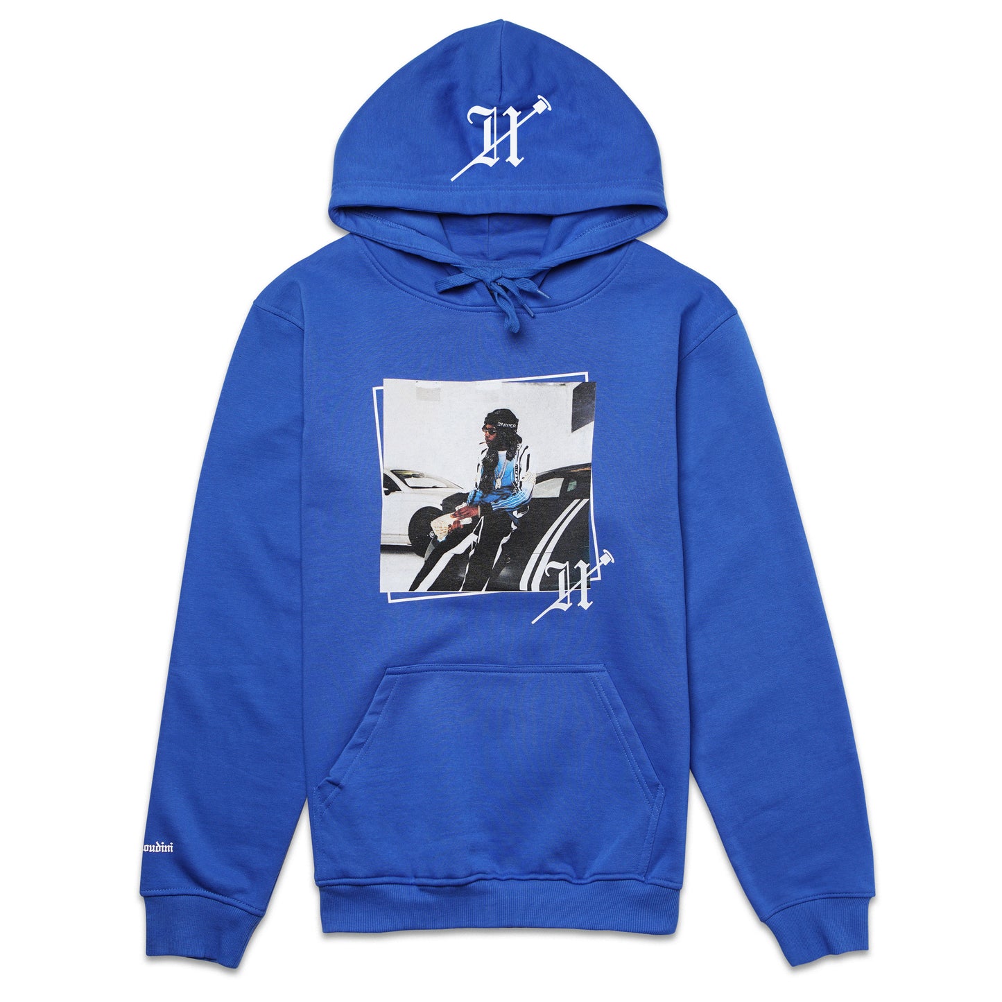 Houligans Graphic Hoodie (Blue/White)