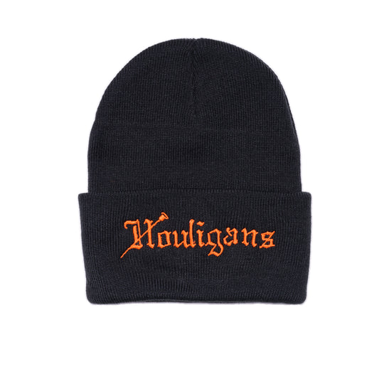 Houligan Beanie - Black/Orange