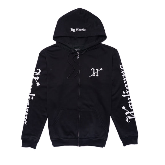 Zip Hoodie - Black