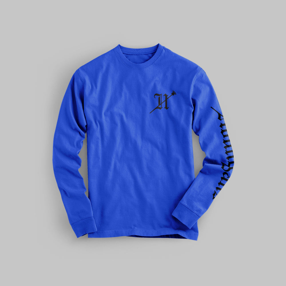 BY HOUDINI - OLDE L/S TEE ROYAL BLUE