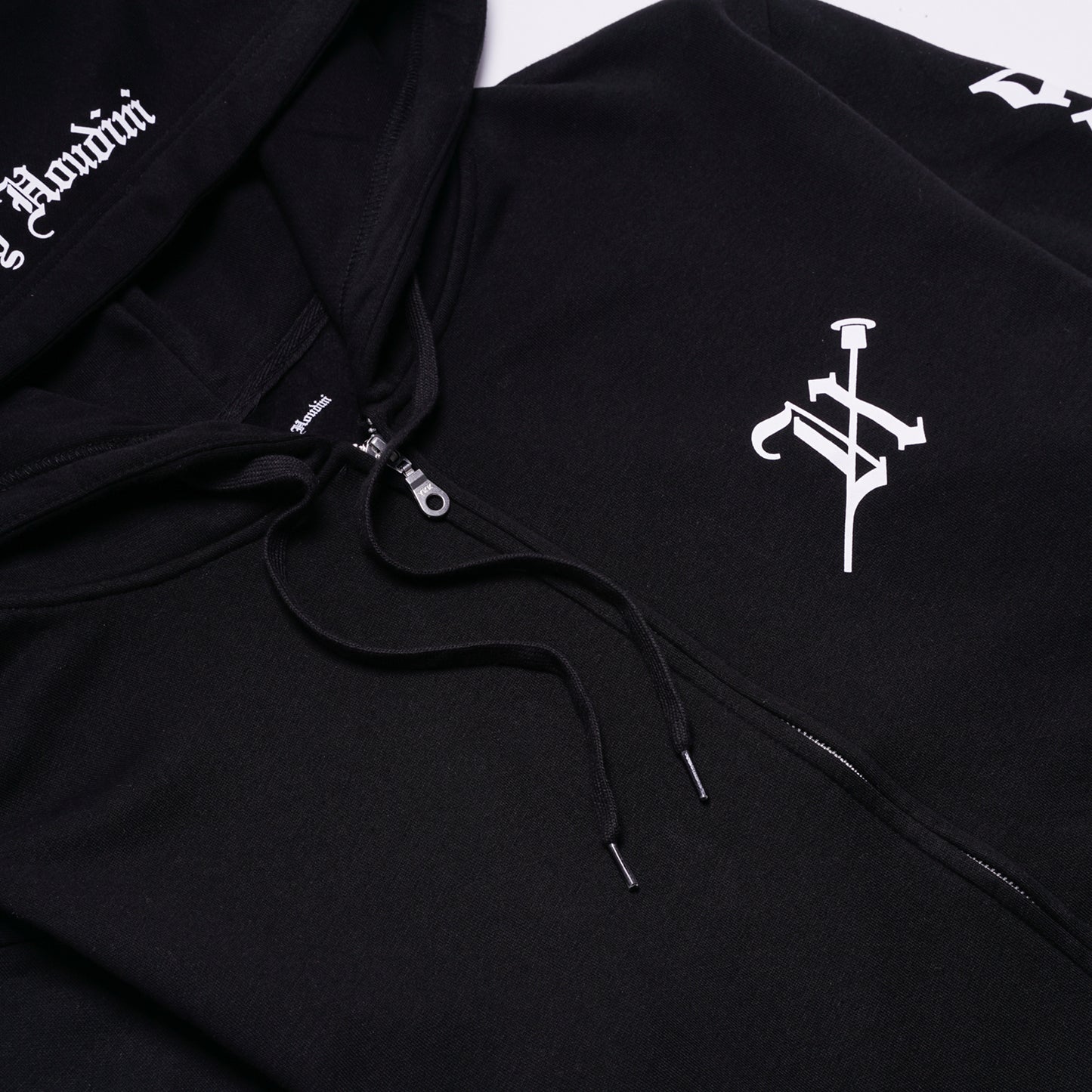 Zip Hoodie - Black