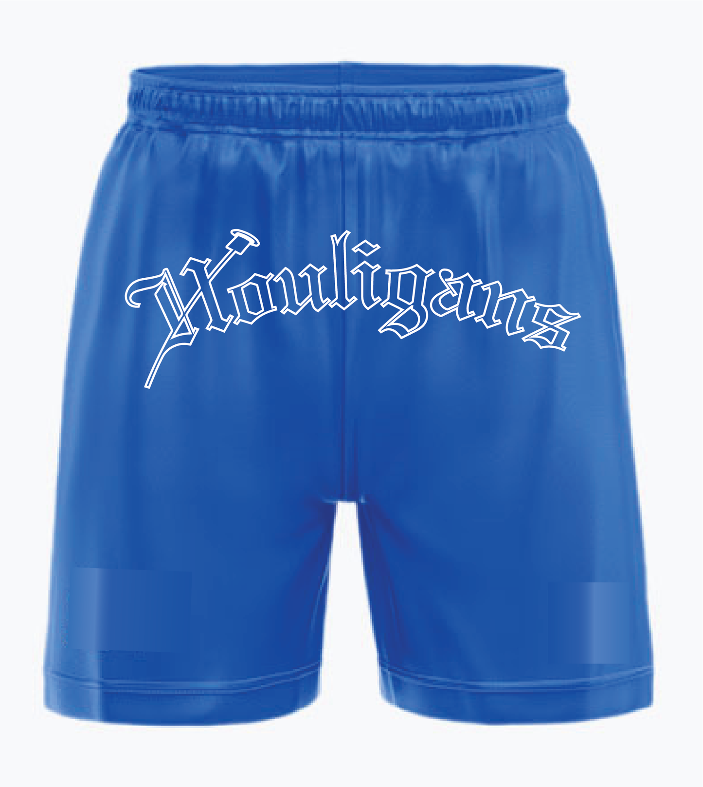 Houligans Shorts (Blue/Blue) Outline