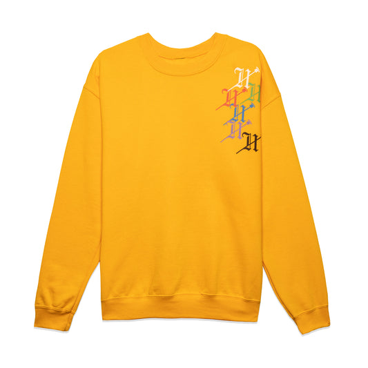 HOU YELLOW CREWNECK