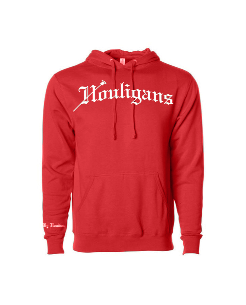 HOULIGAN GRAPHIC RED HOODIE