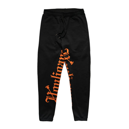 Houligans Sweatpants - Black/Orange