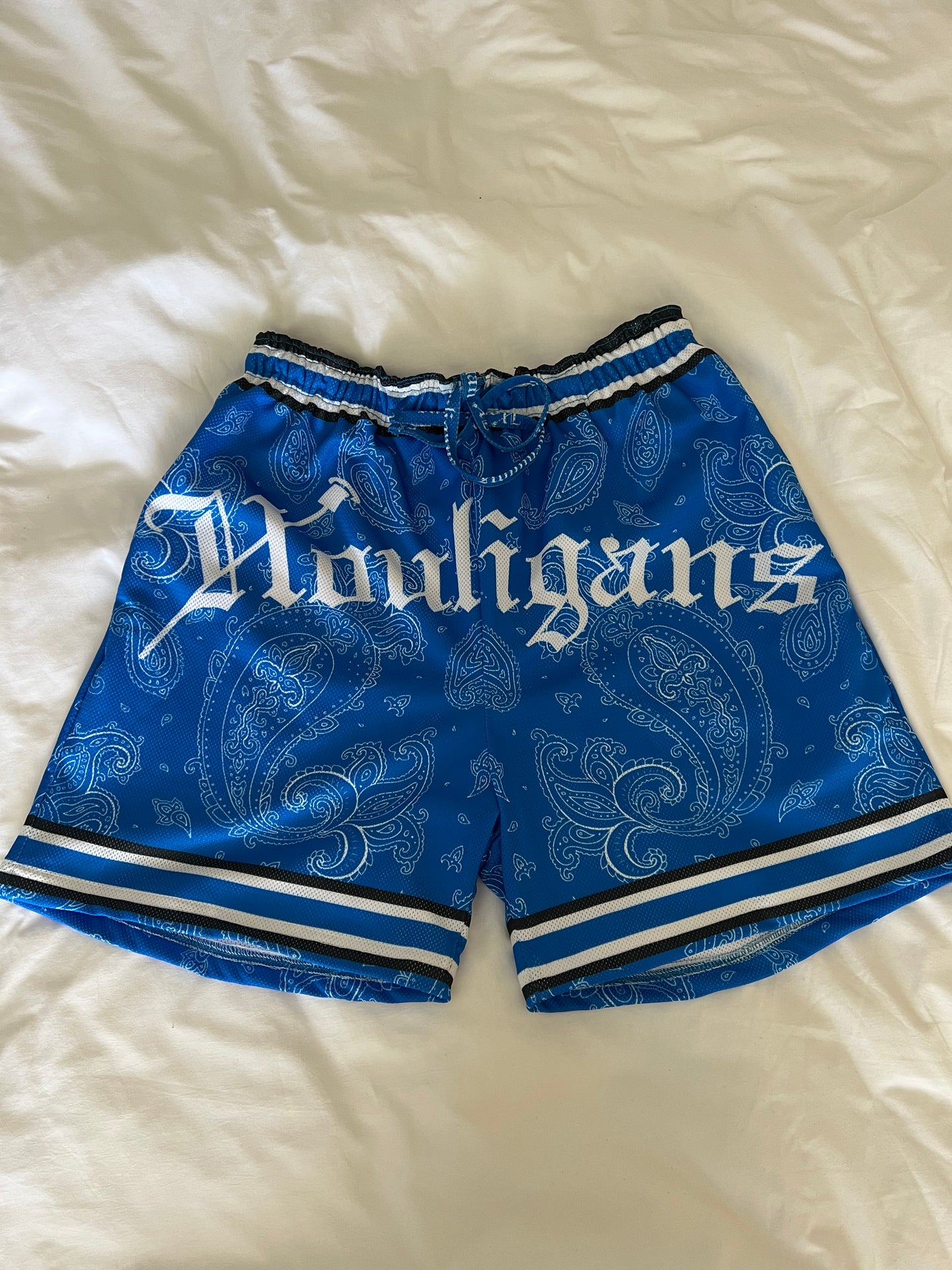 Houligan Blue Baisley Shorts